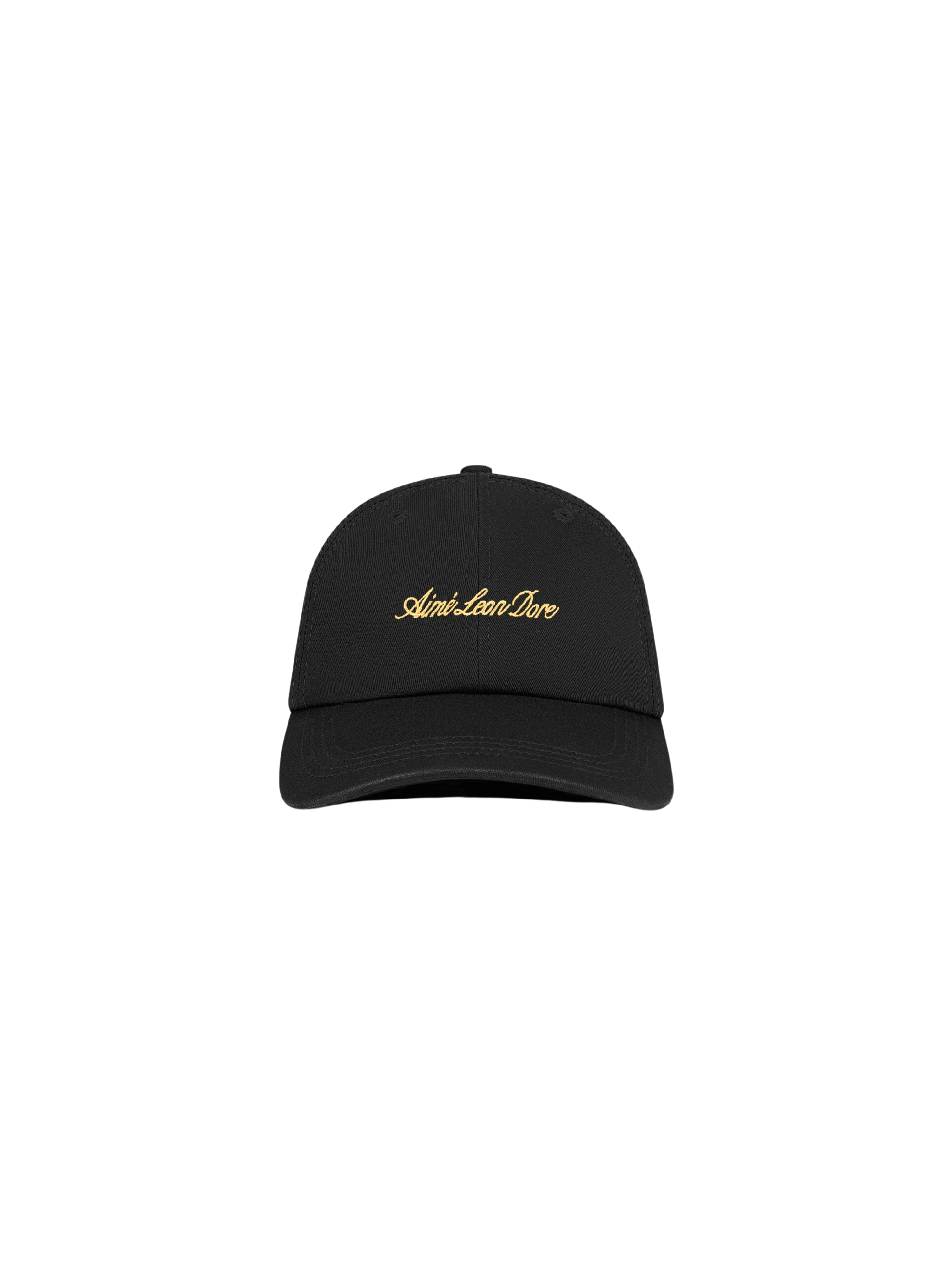 Washed Script Hat "Jet Black"